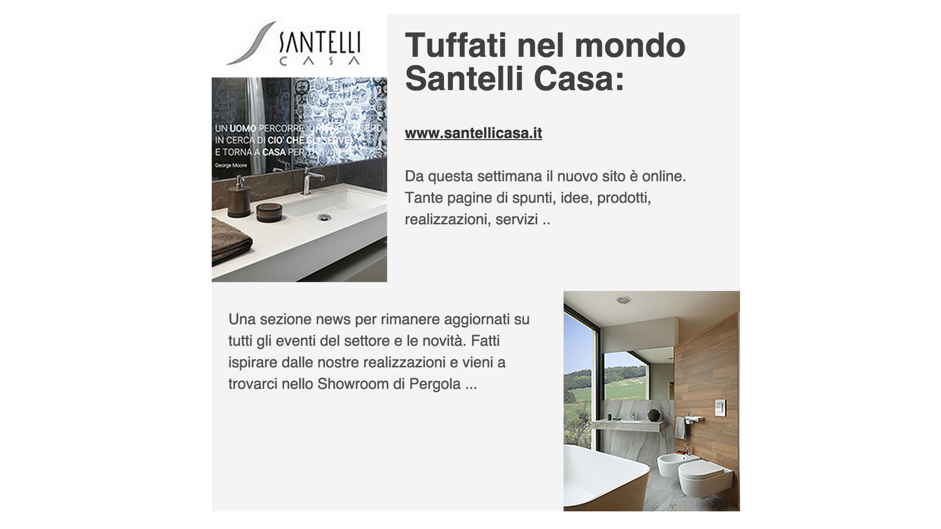 Santelli Casa News nuovo sito web